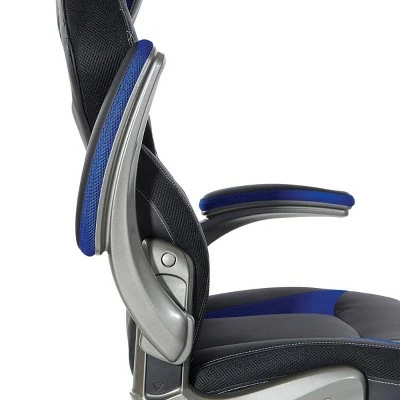 Oversite Gaming Chair In Faux Leather - OSP Home Furnishings Gray 7 Oversite Gaming Chair In Faux Leather - OSP Home Furnishings Gray - Image 5