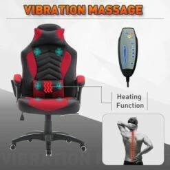 HomCom Racing Style Ergonomic Gaming Chair With Lumbar Support -Office Chairs Sales Shop unnamed file 3205