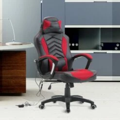 HomCom Racing Style Ergonomic Gaming Chair With Lumbar Support -Office Chairs Sales Shop unnamed file 3208