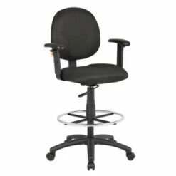 Drafting Stools with Adjustable Arms - Boss Office Products Gray -Office Chairs Sales Shop unnamed file 321