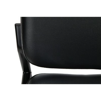 Armless Guest and Reception Chair Black - OFM 9 Armless Guest and Reception Chair Black - OFM - Image 7
