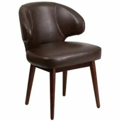 Flash Furniture Comfort Back Series Side Reception Chair with Walnut Legs -Office Chairs Sales Shop unnamed file 3356