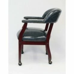 Captain's Chair with Casters - Boss Office Products Black