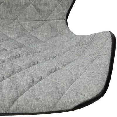 Deluxe Modern Height Adjustable Office Armless Task Chair- Gray- Techni Mobili 7 Deluxe Modern Height Adjustable Office Armless Task Chair- Gray- Techni Mobili - Image 5