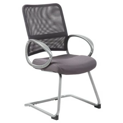 Boss Office Products Mesh Guest Chair - Boss Gray 9 Boss Office Products Mesh Guest Chair - Boss Gray - Image 7