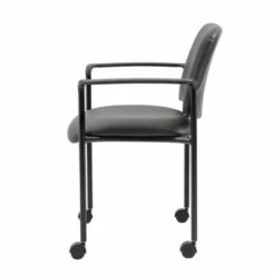 Stacking Chair with Casters Black - Boss Office Products -Office Chairs Sales Shop unnamed file 3418