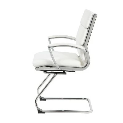 Contemporary Executive Guest Chair - Boss Office Products White 7 Contemporary Executive Guest Chair - Boss Office Products White - Image 5