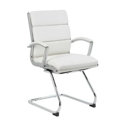 Contemporary Executive Guest Chair - Boss Office Products White 8 Contemporary Executive Guest Chair - Boss Office Products White - Image 6