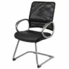 Mesh Back with Pewter Finish Guest Chair Black - Boss Office Products 2 Mesh Back with Pewter Finish Guest Chair Black - Boss Office Products -Office Chairs Sales Shop unnamed file 3440