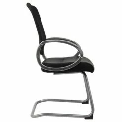 Mesh Back with Pewter Finish Guest Chair Black - Boss Office Products -Office Chairs Sales Shop unnamed file 3442