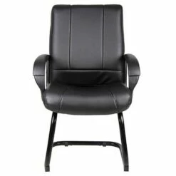 Caressoft Mid Back Guest Chair Black - Boss Office Products