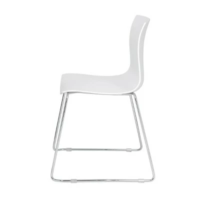 Guest Chair White - Boss Office Products 6 Guest Chair White - Boss Office Products - Image 4
