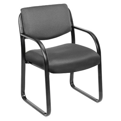 Boss Office Products Sled Base Guest Chair - Boss Black 11 Boss Office Products Sled Base Guest Chair - Boss Black - Image 9