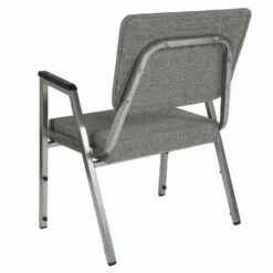 Flash Furniture HERCULES Series 1000 lb. Rated Antimicrobial Bariatric medical Reception Arm Chair with 3/4 Panel Back