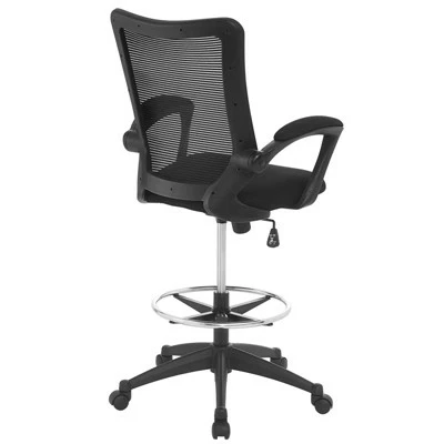 Project Drafting Chair Black - Modway 5 Project Drafting Chair Black - Modway - Image 3
