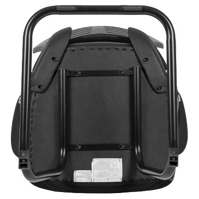 Flash Furniture Designer Black Mesh Sled Base Side Reception Chair with Adjustable Arms 10 Flash Furniture Designer Black Mesh Sled Base Side Reception Chair with Adjustable Arms - Image 9