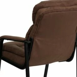 Flash Furniture Executive Side Reception Chair with Lumbar Support and Sled Base -Office Chairs Sales Shop unnamed file 3693