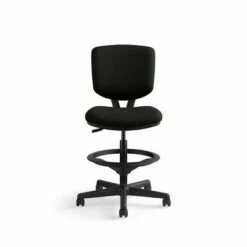 Volt SofThread Leather Office Stool for Standing Desk Black - HON