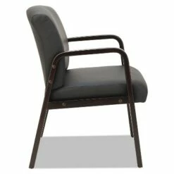 Alera Reception Lounge Series Guest Chair Espresso/Black Leather RL4319E -Office Chairs Sales Shop unnamed file 3737