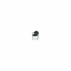 Lorell Reception Guest Chair 23-3/4"x23-1/2"x30-1/2" Black Vinyl 69507