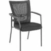 Lorell Guest Mesh Chair 25"x20"x32" Black/Gray 85566