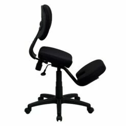 Mobile Ergonomic Kneeling Posture Task Chair Black - Flash Furniture