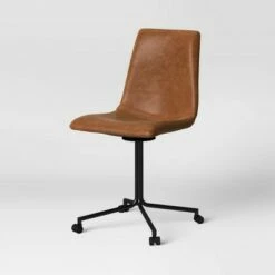 Bowden Office Chair with Casters - Project 62 Caramel -Office Chairs Sales Shop unnamed file 3809