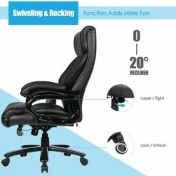 Costway Big & Tall 500lb Massage Office Chair Executive PU Leather Computer Desk Chair 16 Costway Big & Tall 500lb Massage Office Chair Executive PU Leather Computer Desk Chair -Office Chairs Sales Shop unnamed file 3840