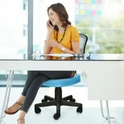 Costway Armless Office Chair Adjustable Swivel Computer Mesh Desk Chair GreenBlueGray -Office Chairs Sales Shop unnamed file 3913