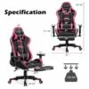 Costway Massage Gaming Chair Reclining Swivel Racing Office Chair with Footrest -Office Chairs Sales Shop unnamed file 3925
