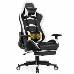 Costway Massage Gaming Chair Reclining Swivel Racing Office Chair with Footrest 26 Costway Massage Gaming Chair Reclining Swivel Racing Office Chair with Footrest -Office Chairs Sales Shop unnamed file 3936