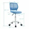Costway Office Task Desk Armless Chair Adjustable Mid Back Swivel Study Chair RoseBlueTurquoisePurple -Office Chairs Sales Shop unnamed file 3938