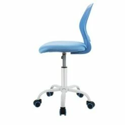 Costway Office Task Desk Armless Chair Adjustable Mid Back Swivel Study Chair RoseBlueTurquoisePurple -Office Chairs Sales Shop unnamed file 3946