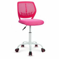 Costway Office Task Desk Armless Chair Adjustable Mid Back Swivel Study Chair RoseBlueTurquoisePurple -Office Chairs Sales Shop unnamed file 3950