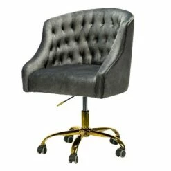Anika Home Office Task Chair Velvet Swivel Adjustable | Karat Home -Office Chairs Sales Shop unnamed file 3971