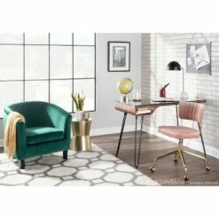 Tania Contemporary Task Chair - LumiSource Teal -Office Chairs Sales Shop unnamed file 4032