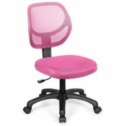 Costway Mesh Office Chair Low-Back Armless Computer Desk Chair Adjustable Height BluePinkPurple -Office Chairs Sales Shop unnamed file 4081