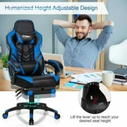 Costway Office Computer Desk Chair Gaming Chair Adjustable Swivel w/Footrest -Office Chairs Sales Shop unnamed file 4097
