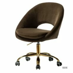 Hector Velvet Task Chair Home Office Desk Chair Swivel Adjustable | Karat Home -Office Chairs Sales Shop unnamed file 4133