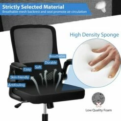 Costway Mesh Office Chair Swivel Computer Desk Chair w/Foldable Backrest & Flip-Up Arms 16 Costway Mesh Office Chair Swivel Computer Desk Chair w/Foldable Backrest & Flip-Up Arms -Office Chairs Sales Shop unnamed file 4142