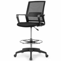 Costway Drafting Chair Tall Office Chair Adjustable Height w/Footrest 19 Costway Drafting Chair Tall Office Chair Adjustable Height w/Footrest -Office Chairs Sales Shop unnamed file 4154