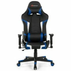 Costway Massage Gaming Chair Reclining Swivel Racing Office Chair w/Lumbar Support WhiteBlueGreyRed 22 Costway Massage Gaming Chair Reclining Swivel Racing Office Chair w/Lumbar Support WhiteBlueGreyRed -Office Chairs Sales Shop unnamed file 4163