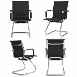 Costway Set of 4 Office Chairs Waiting Room Chairs for Reception Conference Area -Office Chairs Sales Shop unnamed file 4174