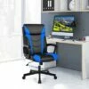 Costway Office Chair Computer Desk Chair Swivel Gaming PU Leather w/Padded Armrest WhiteBlueRed -Office Chairs Sales Shop unnamed file 4248