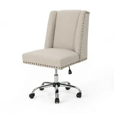Chiara Home Office Desk Chair - Christopher Knight Home Dark Gray 9 Chiara Home Office Desk Chair - Christopher Knight Home Dark Gray - Image 7