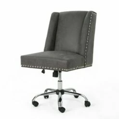 Chiara Home Office Desk Chair - Christopher Knight Home Dark Gray 19 Chiara Home Office Desk Chair - Christopher Knight Home Dark Gray -Office Chairs Sales Shop unnamed file 4316