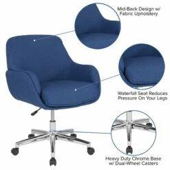 Flash Furniture Rochelle Home and Office Upholstered Mid-Back Molded Frame Office Chair -Office Chairs Sales Shop unnamed file 4318