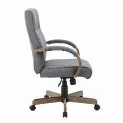 Modern Conference Chair Slate Gray/Driftwood - Boss Office Products -Office Chairs Sales Shop unnamed file 4344