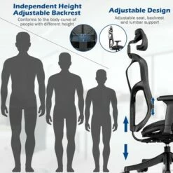 Costway Ergonomic High Back Mesh Office Chair Adjustable Swivel Computer Chair -Office Chairs Sales Shop unnamed file 4351