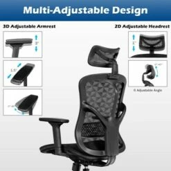 Costway Ergonomic High Back Mesh Office Chair Adjustable Swivel Computer Chair -Office Chairs Sales Shop unnamed file 4353
